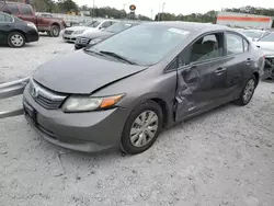 Honda Vehiculos salvage en venta: 2012 Honda Civic LX