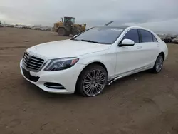 Mercedes-Benz salvage cars for sale: 2016 Mercedes-Benz S 550 4matic