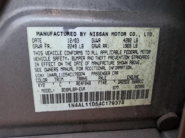 2004 Nissan Altima Base