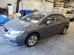 Salvage cars for sale at Martinez, CA auction: 2013 Honda Civic LX