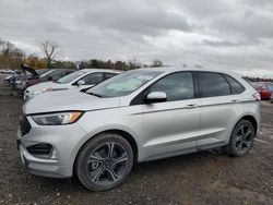 Salvage cars for sale at Des Moines, IA auction: 2019 Ford Edge ST