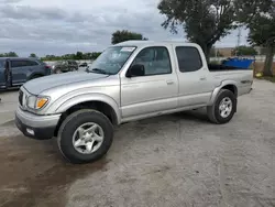 Salvage cars for sale at Orlando, FL auction: 2002 Toyota Tacoma Double Cab Prerunner