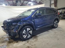 Salvage cars for sale at North Billerica, MA auction: 2016 Honda CR-V Touring