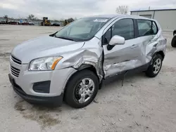 Chevrolet salvage cars for sale: 2015 Chevrolet Trax LS