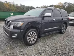 Toyota Sequoia salvage cars for sale: 2020 Toyota Sequoia Limited