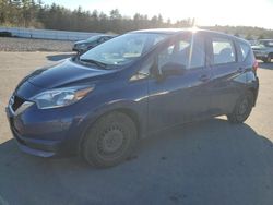 Nissan salvage cars for sale: 2017 Nissan Versa Note S