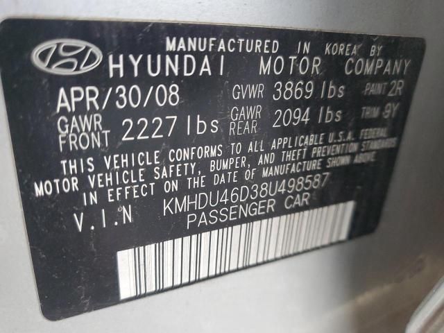 2008 Hyundai Elantra GLS