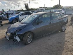 Toyota salvage cars for sale: 2017 Toyota Prius Prime