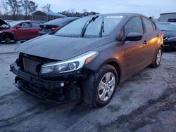 Salvage cars for sale at Spartanburg, SC auction: 2017 KIA Forte LX