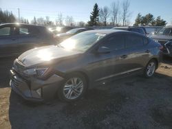 Salvage cars for sale at Bowmanville, ON auction: 2020 Hyundai Elantra SEL