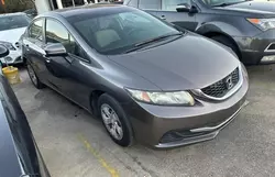 Honda salvage cars for sale: 2015 Honda Civic LX