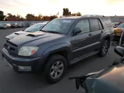 Salvage cars for sale from Copart Martinez, CA: 2004 Toyota 4runner SR5