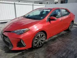 Salvage cars for sale at Opa Locka, FL auction: 2017 Toyota Corolla L