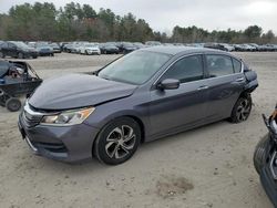 Honda Vehiculos salvage en venta: 2017 Honda Accord LX