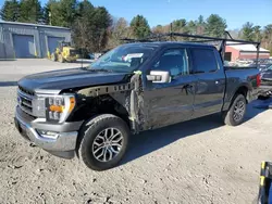 Salvage cars for sale at Mendon, MA auction: 2022 Ford F150 Supercrew