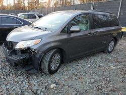 Salvage cars for sale from Copart Waldorf, MD: 2015 Toyota Sienna XLE