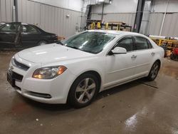 Carros salvage sin ofertas aún a la venta en subasta: 2012 Chevrolet Malibu 1LT