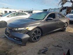 Salvage cars for sale at Riverview, FL auction: 2018 Honda Accord Sport