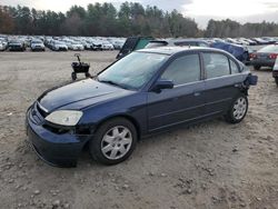 Salvage cars for sale from Copart Mendon, MA: 2001 Honda Civic EX