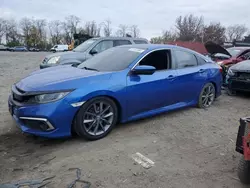 Honda Civic ex salvage cars for sale: 2019 Honda Civic EX