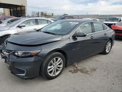 Salvage cars for sale at Kansas City, KS auction: 2016 Chevrolet Malibu LT