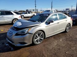 Salvage cars for sale at Colorado Springs, CO auction: 2015 Subaru Legacy 2.5I Limited