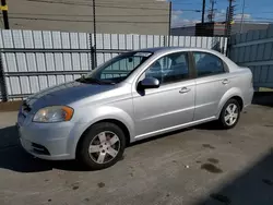 Salvage cars for sale at Sun Valley, CA auction: 2011 Chevrolet Aveo LS