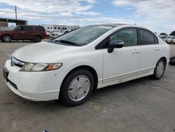 Honda salvage cars for sale: 2006 Honda Civic Hybrid