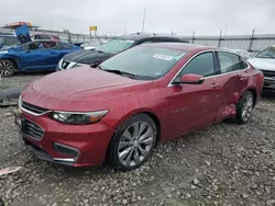 Chevrolet Malibu Premier salvage cars for sale: 2018 Chevrolet Malibu Premier