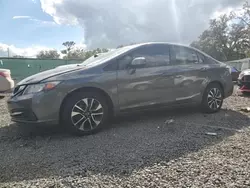 Salvage cars for sale at Riverview, FL auction: 2013 Honda Civic EX