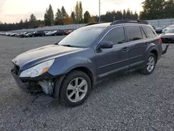 Subaru Vehiculos salvage en venta: 2014 Subaru Outback 2.5I Limited