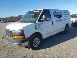 Salvage trucks for sale at Assonet, MA auction: 2016 GMC Savana G2500