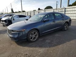 Salvage cars for sale at Miami, FL auction: 2023 Honda Accord Hybrid EXL