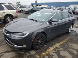 Vehiculos salvage en venta de Copart Woodhaven, MI: 2015 Chrysler 200 C