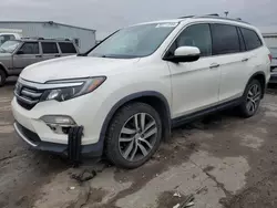 Salvage cars for sale at Dyer, IN auction: 2017 Honda Pilot Touring