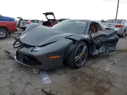 Ferrari salvage cars for sale: 2018 Ferrari 488 Spider