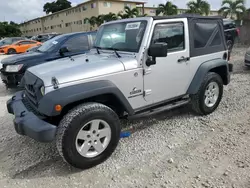 Jeep salvage cars for sale: 2010 Jeep Wrangler Sport