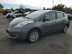 2014 Nissan Leaf S en venta en San Martin, CA