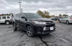 Salvage cars for sale at Sacramento, CA auction: 2019 Toyota Highlander LE