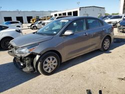 Salvage cars for sale at auction: 2021 KIA Rio LX