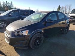 Salvage cars for sale from Copart Bowmanville, ON: 2012 Chevrolet Sonic LS