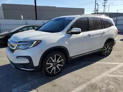 Salvage cars for sale at Sun Valley, CA auction: 2021 Honda Pilot Touring