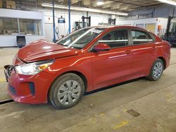 Salvage cars for sale at Wheeling, IL auction: 2020 KIA Rio LX