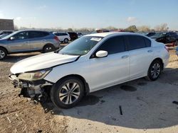 Salvage cars for sale at Kansas City, KS auction: 2015 Honda Accord LX