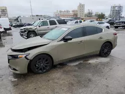 Salvage cars for sale at New Orleans, LA auction: 2024 Mazda 3 Carbon Turbo