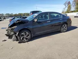 Vehiculos salvage en venta de Copart Dunn, NC: 2017 Honda Accord LX