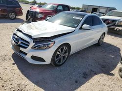 Salvage cars for sale at San Antonio, TX auction: 2015 Mercedes-Benz C300