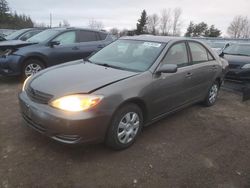 Toyota Camry le Vehiculos salvage en venta: 2002 Toyota Camry LE