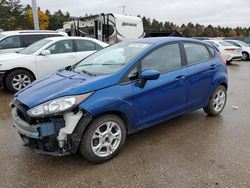 Salvage cars for sale at Eldridge, IA auction: 2018 Ford Fiesta SE