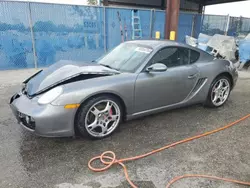 Salvage cars for sale at Riverview, FL auction: 2006 Porsche Cayman S